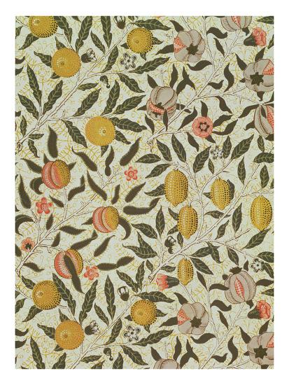 Fruit Or Pomegranate Wallpaper Design Giclee Print By William Fruit Or Pomegranate Wallpaper Design Giclee Print By William