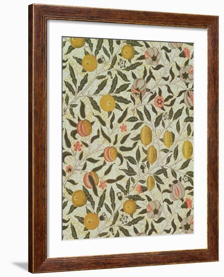 Fruit or Pomegranate Wallpaper Design-William Morris-Framed Premium Giclee Print