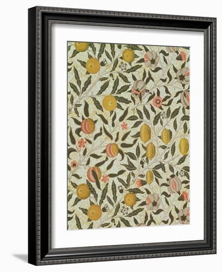 Fruit or Pomegranate Wallpaper Design-William Morris-Framed Giclee Print