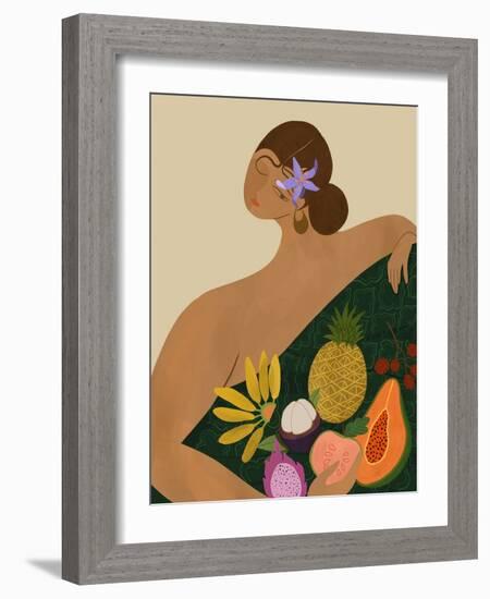 Fruit Seller-Arty Guava-Framed Giclee Print