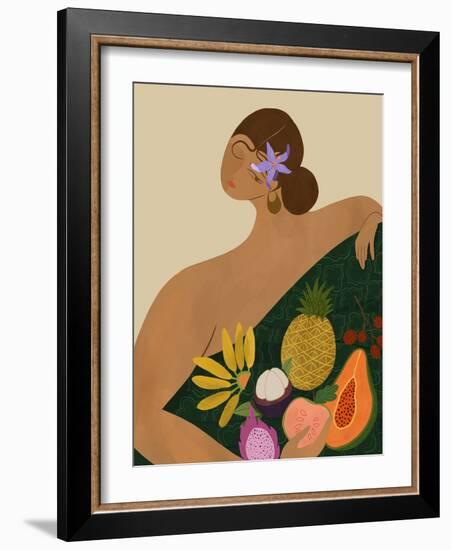 Fruit Seller-Arty Guava-Framed Giclee Print