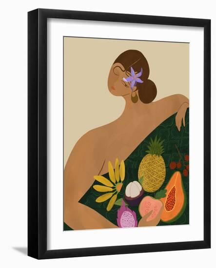 Fruit Seller-Arty Guava-Framed Giclee Print