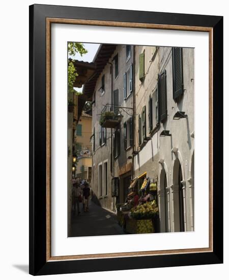 Fruit Shop in the Old Town of Limone, Lake Garda, Lombardy, Italy, Europe-James Emmerson-Framed Photographic Print