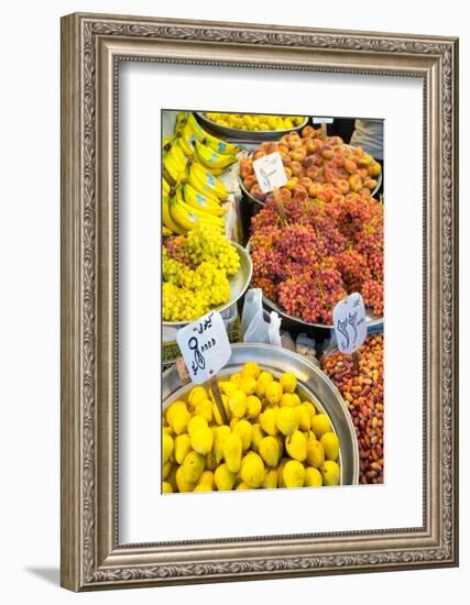 Fruit shop, Tehran, Iran, Middle East-James Strachan-Framed Photographic Print