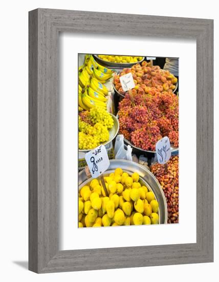 Fruit shop, Tehran, Iran, Middle East-James Strachan-Framed Photographic Print