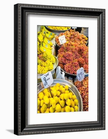 Fruit shop, Tehran, Iran, Middle East-James Strachan-Framed Photographic Print