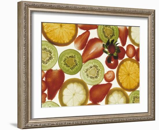 Fruit Slice Still Life-Nicolas Leser-Framed Photographic Print