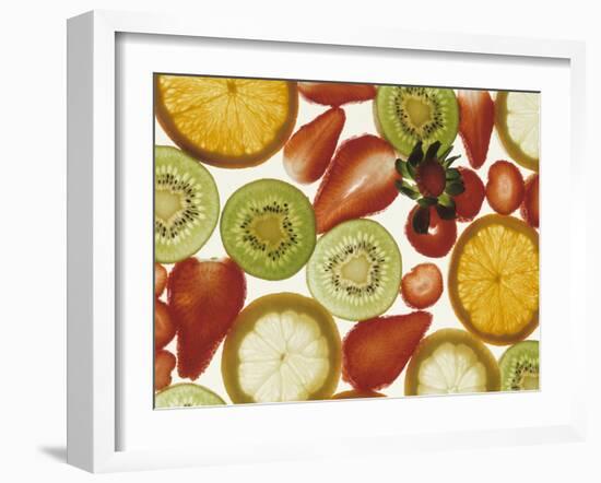 Fruit Slice Still Life-Nicolas Leser-Framed Photographic Print