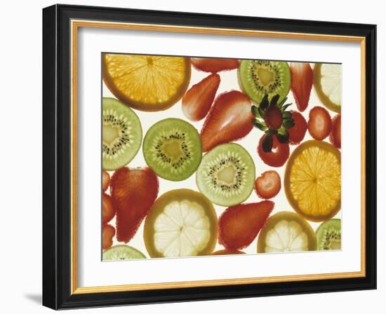 Fruit Slice Still Life-Nicolas Leser-Framed Photographic Print