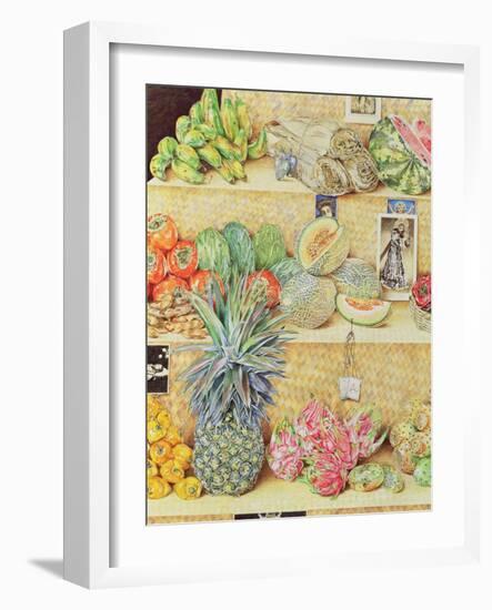 Fruit-Stall, La Laguinilla, 1998-James Reeve-Framed Giclee Print