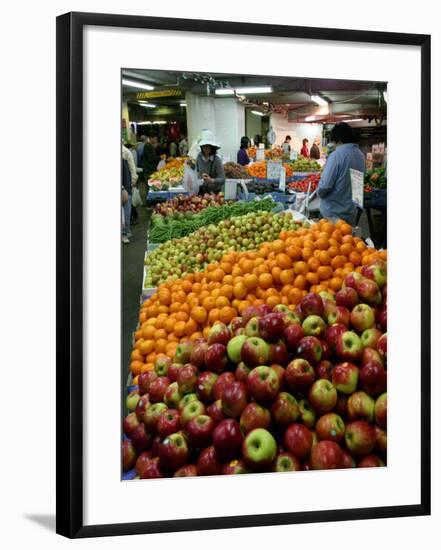 Fruit Stall, Paddy's Market, near Chinatown, Sydney, Australia-David Wall-Framed Photographic Print