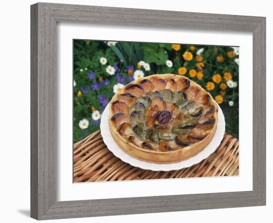 Fruit Tart in Normandy, France, Europe-Michael Busselle-Framed Photographic Print