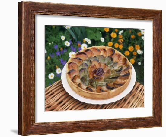 Fruit Tart in Normandy, France, Europe-Michael Busselle-Framed Photographic Print