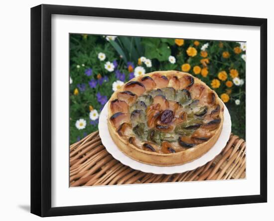 Fruit Tart in Normandy, France, Europe-Michael Busselle-Framed Photographic Print