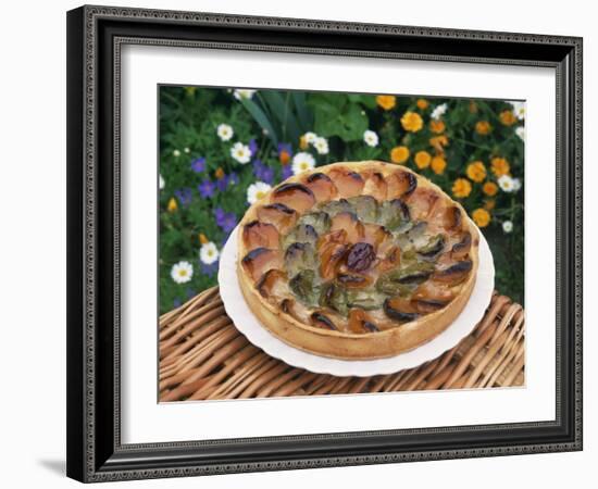 Fruit Tart in Normandy, France, Europe-Michael Busselle-Framed Photographic Print