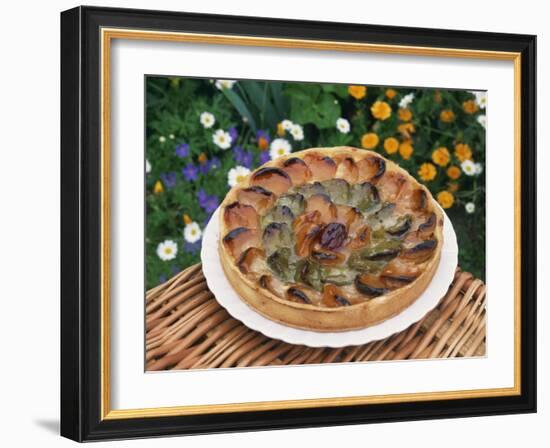 Fruit Tart in Normandy, France, Europe-Michael Busselle-Framed Photographic Print