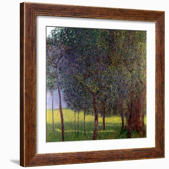 Fruit Trees, 1901-Gustav Klimt-Framed Giclee Print