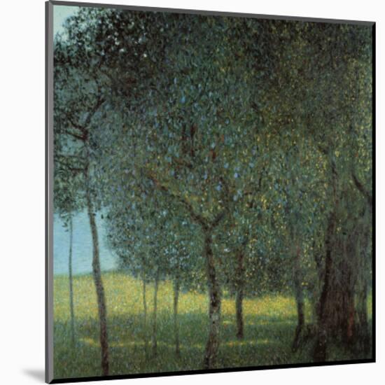 Fruit Trees-Gustav Klimt-Mounted Giclee Print