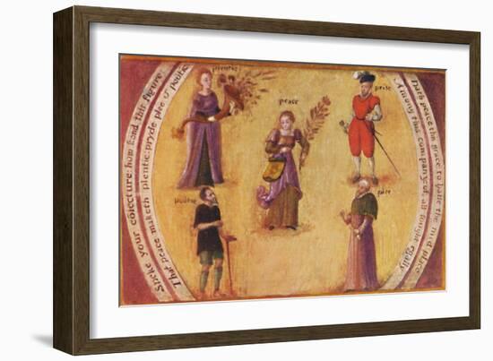 'Fruit Trenchers of the Jacobean Period', c1600, (1903)-Unknown-Framed Giclee Print