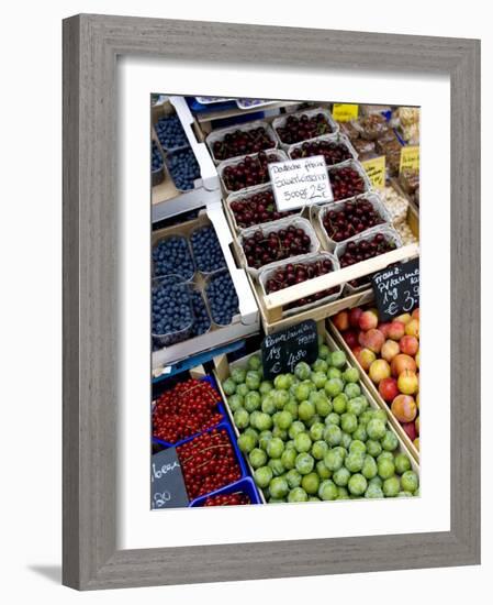 Fruit, Vegetable and Flower Market in the Altstadt, Dusseldorf, North Rhine Westphalia, Germany-Yadid Levy-Framed Photographic Print