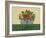 Fruit with Dark Green Tablecloth-Debbie McMaster-Framed Giclee Print