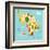 Fruit World Map Africa-coffeee_in-Framed Art Print