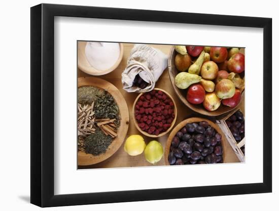 Fruitbowls, Fruits, Processing, Ingredients-Nikky-Framed Photographic Print