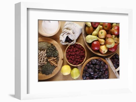 Fruitbowls, Fruits, Processing, Ingredients-Nikky-Framed Photographic Print