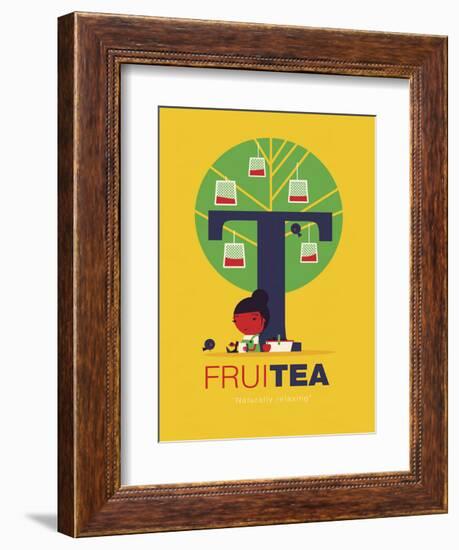 Fruitea-Spencer Wilson-Framed Art Print