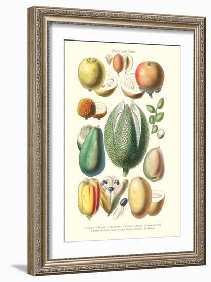 Fruits and Nuts-William Rhind-Framed Art Print