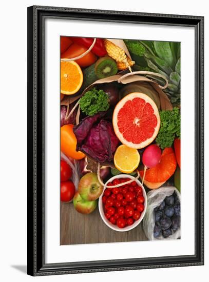 Fruits and Vegetable Closeup-Yastremska-Framed Photographic Print