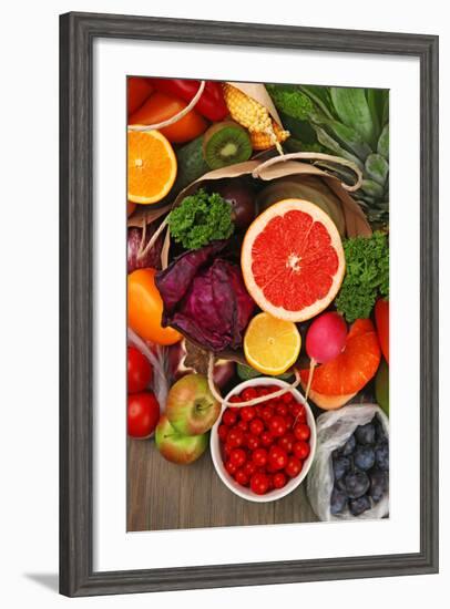 Fruits and Vegetable Closeup-Yastremska-Framed Photographic Print