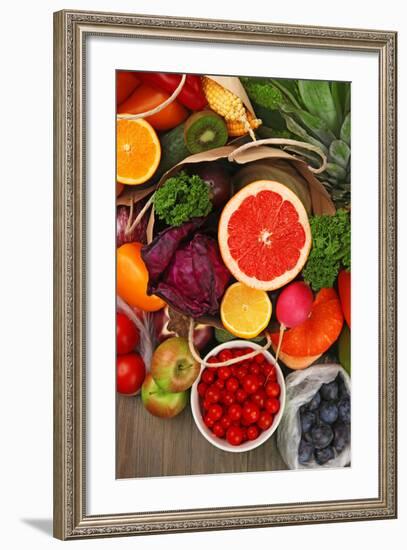 Fruits and Vegetable Closeup-Yastremska-Framed Photographic Print