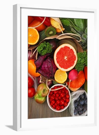 Fruits and Vegetable Closeup-Yastremska-Framed Photographic Print