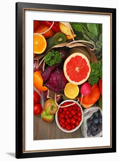 Fruits and Vegetable Closeup-Yastremska-Framed Photographic Print