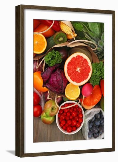 Fruits and Vegetable Closeup-Yastremska-Framed Photographic Print