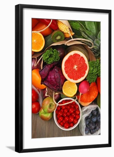 Fruits and Vegetable Closeup-Yastremska-Framed Photographic Print