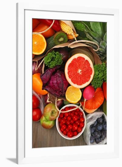 Fruits and Vegetable Closeup-Yastremska-Framed Photographic Print