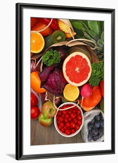 Fruits and Vegetable Closeup-Yastremska-Framed Photographic Print