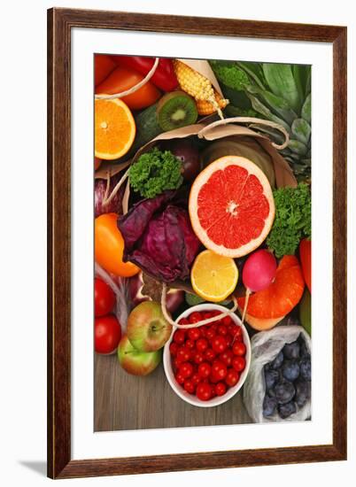 Fruits and Vegetable Closeup-Yastremska-Framed Photographic Print