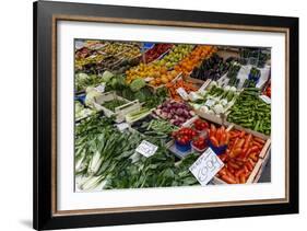 Fruits and Vegetables at Papiniano Market, Milan, Lombardy, Italy, Europe-Yadid Levy-Framed Photographic Print