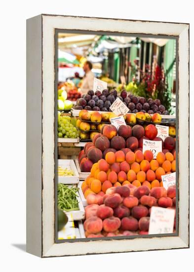 Fruits and Vegetables for Sale at Local Market in Poland.-Curioso Travel Photography-Framed Premier Image Canvas