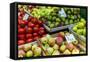 Fruits and Vegetables for Sale at Local Market in Poland.-Curioso Travel Photography-Framed Premier Image Canvas