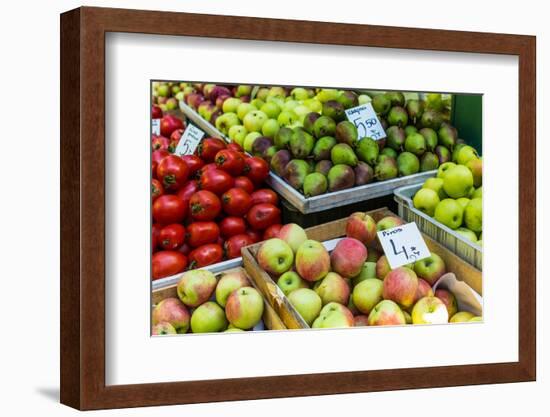 Fruits and Vegetables for Sale at Local Market in Poland.-Curioso Travel Photography-Framed Photographic Print