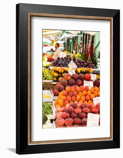 Fruits and Vegetables for Sale at Local Market in Poland.-Curioso Travel Photography-Framed Photographic Print