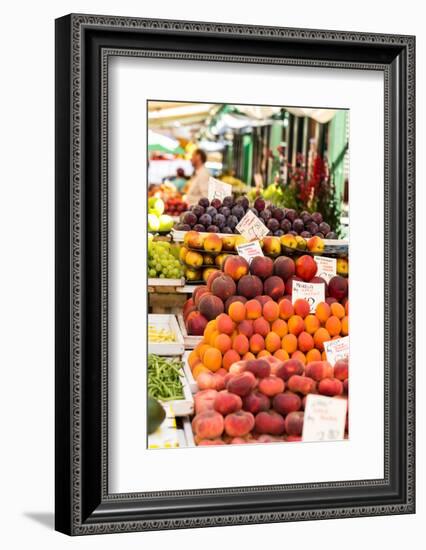 Fruits and Vegetables for Sale at Local Market in Poland.-Curioso Travel Photography-Framed Photographic Print