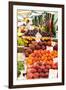 Fruits and Vegetables for Sale at Local Market in Poland.-Curioso Travel Photography-Framed Photographic Print