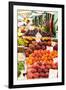 Fruits and Vegetables for Sale at Local Market in Poland.-Curioso Travel Photography-Framed Photographic Print