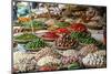Fruits and Vegetables Stall at a Market in the Old Quarter, Hanoi, Vietnam, Indochina-Yadid Levy-Mounted Photographic Print