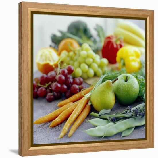 Fruits And Vegetables-David Munns-Framed Premier Image Canvas